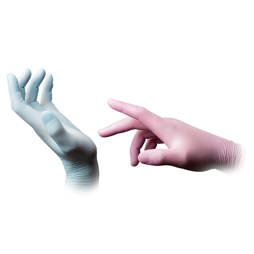 Nitrilhandschuhe, Farbenmix mint & rosa, Größe XS, puderfrei, STYLE Peppermint Rosie Nitrilhandschuhe, Farbenmix mint & rosa, Größe XS, puderfrei, STYLE Peppermint Rosie