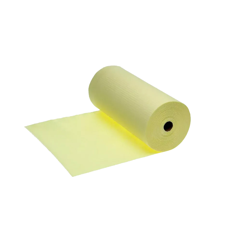 Patientenumhang mit PE Beschichtung, Farbe gelb, 500 x 600 mm