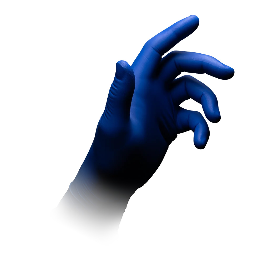 Nitrilhandschuhe, dunkelblau, blau, Größe S, puderfrei, Style blueberry by Med-Comfort