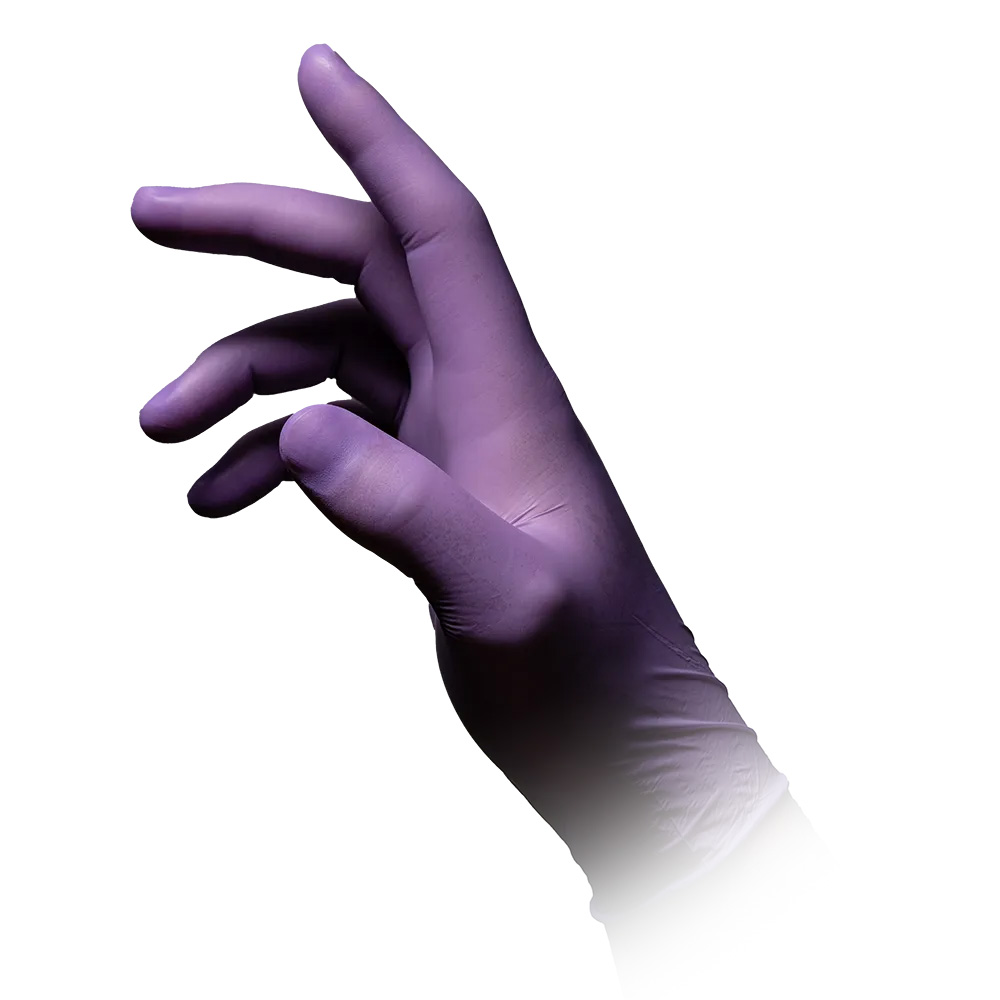 Nitrilhandschuhe, lila, Größe L, puderfrei, Style Berry by Med-Comfort Nitrilhandschuhe, lila, Größe L, puderfrei, Style Berry by Med-Comfort