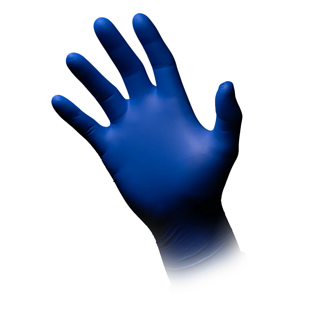 Lange Nitrilhandschuhe, blau, Größe S, puderfrei, Med-Comfort blue 300