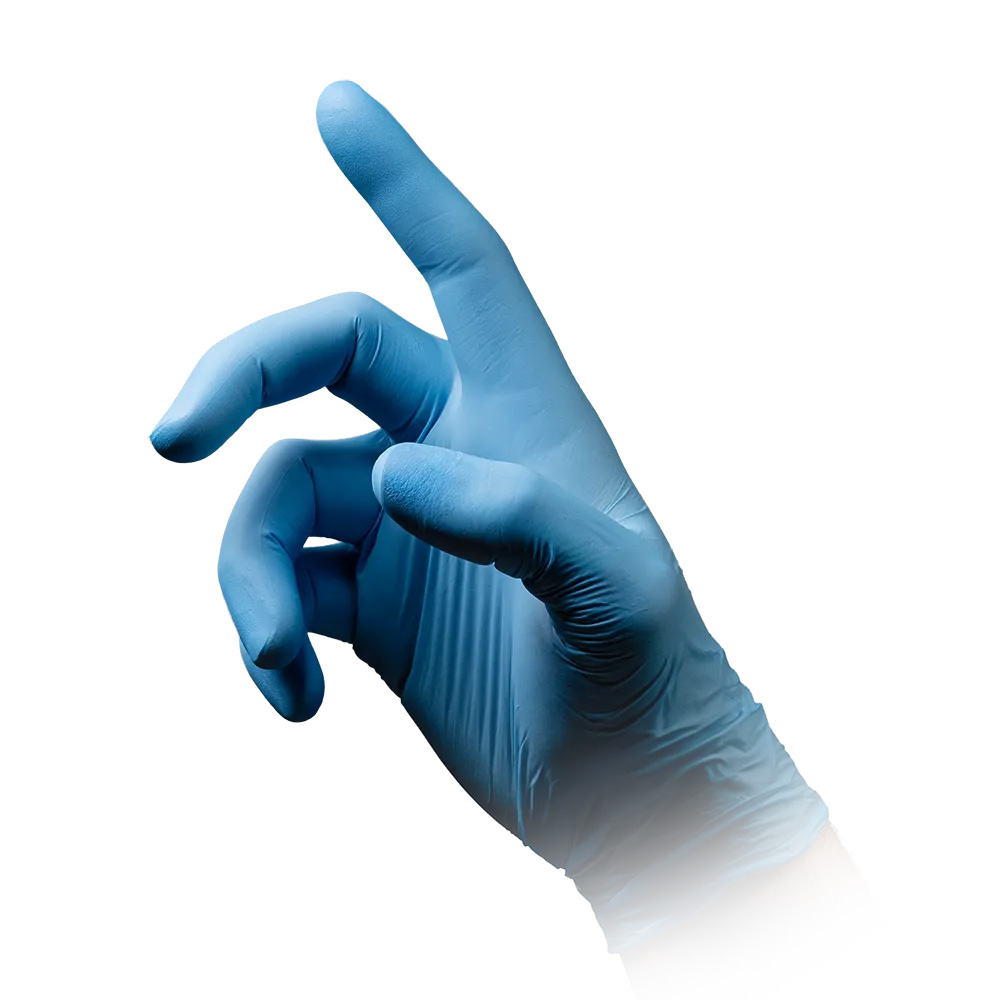 Nitrilhandschuhe, blau, Größe M, puderfrei, Puracomfort blue Nitrilhandschuhe, blau, Größe M, puderfrei, Puracomfort blue