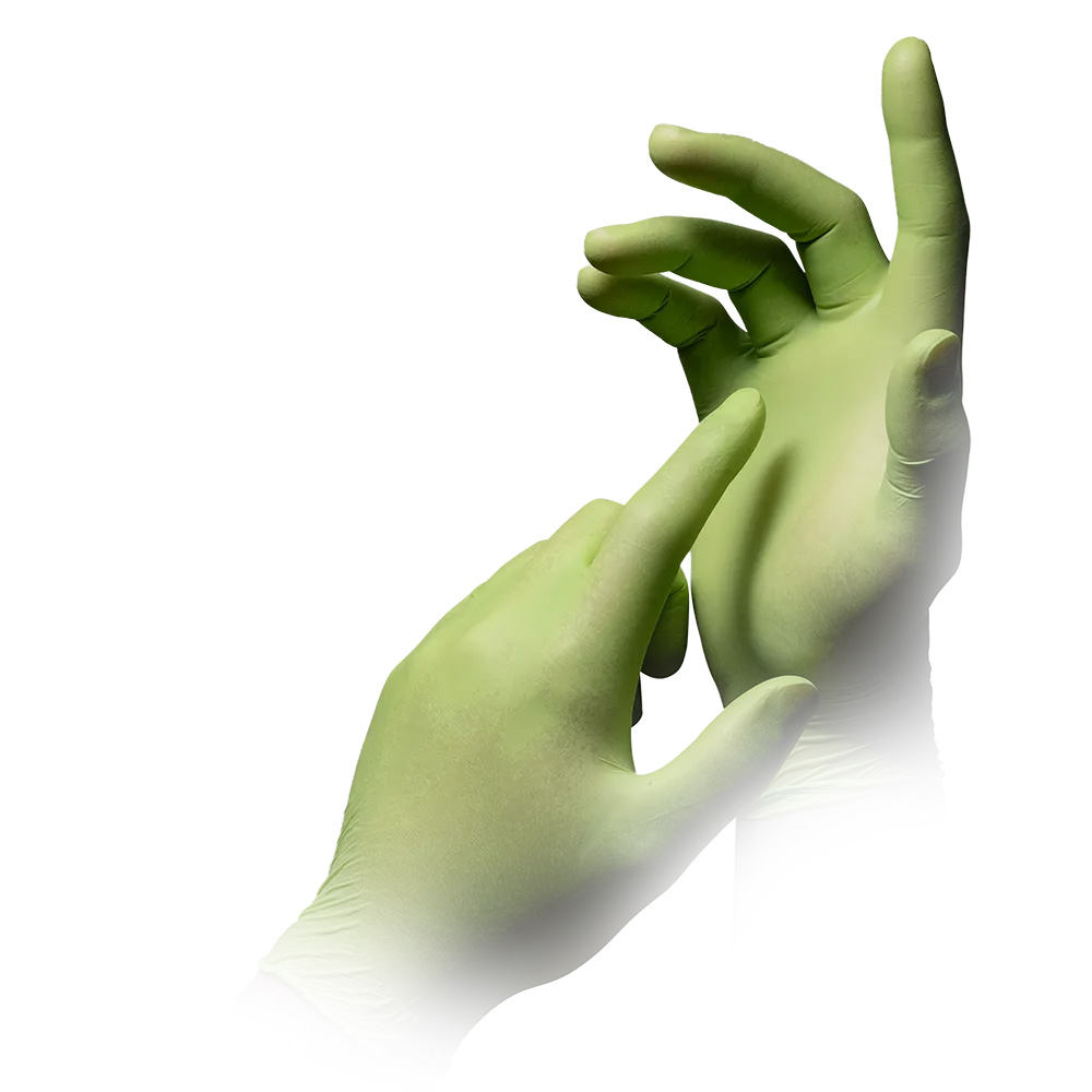 Nitrilhandschuhe, apfelgrün, grün, Größe S, puderfrei, Style Apple by Med-Comfort Nitrilhandschuhe, apfelgrün, grün, Größe S, puderfrei, Style Apple by Med-Comfort