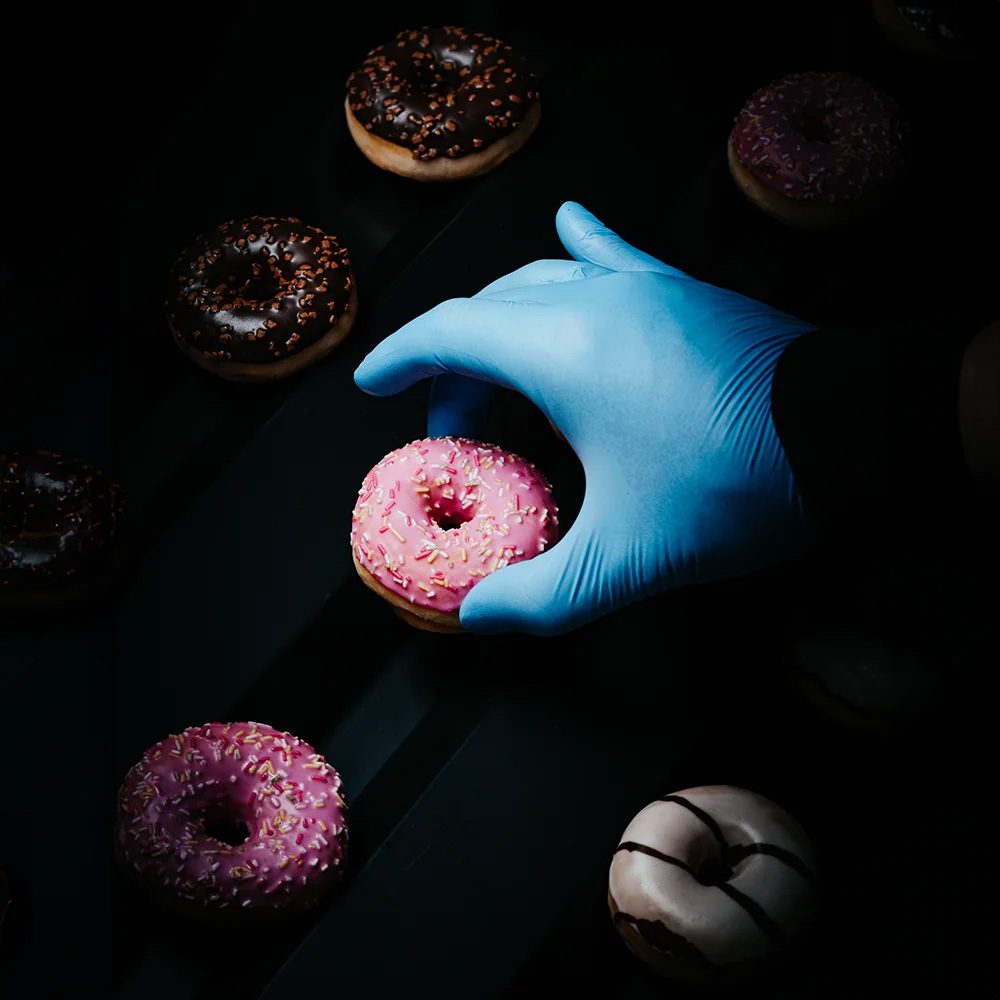 High Grip Einmalhandschuh aus Nitril, Größe L, orange, SolidSafety High Grip Einmalhandschuh aus Nitril, Größe L, orange, SolidSafety