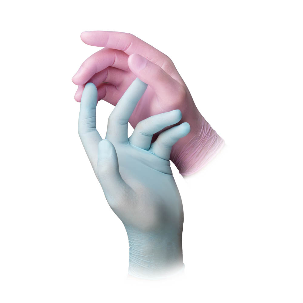 Nitrilhandschuhe, Farbenmix mint & rosa, Größe XS, puderfrei, STYLE Peppermint Rosie Nitrilhandschuhe, Farbenmix mint & rosa, Größe XS, puderfrei, STYLE Peppermint Rosie