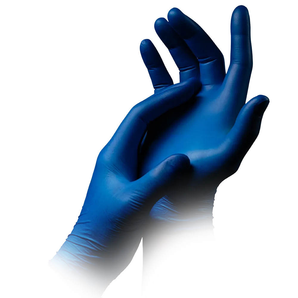 Nitrilhandschuhe, dunkelblau, blau, Größe S, puderfrei, Style blueberry by Med-Comfort