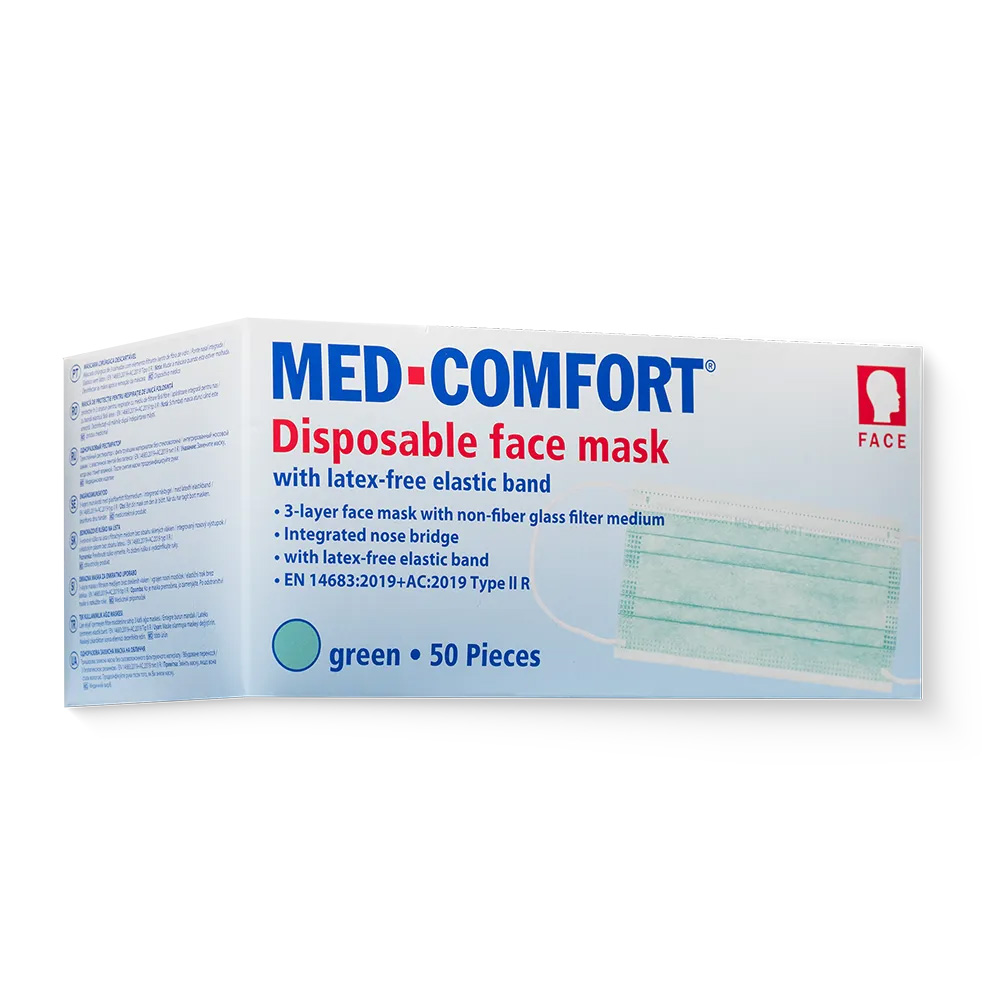 OP Maske, grün, Typ IIR, Med-Comfort OP Maske, grün, Typ IIR, Med-Comfort