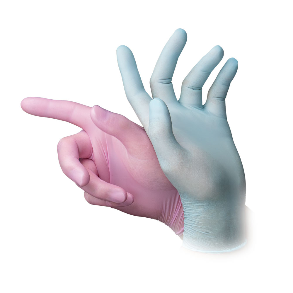 Nitrilhandschuhe, Farbenmix mint & rosa, Größe XS, puderfrei, STYLE Peppermint Rosie Nitrilhandschuhe, Farbenmix mint & rosa, Größe XS, puderfrei, STYLE Peppermint Rosie