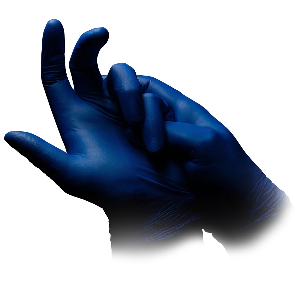 Nitrilhandschuhe, dunkelblau, blau, Größe S, puderfrei, Style blueberry by Med-Comfort
