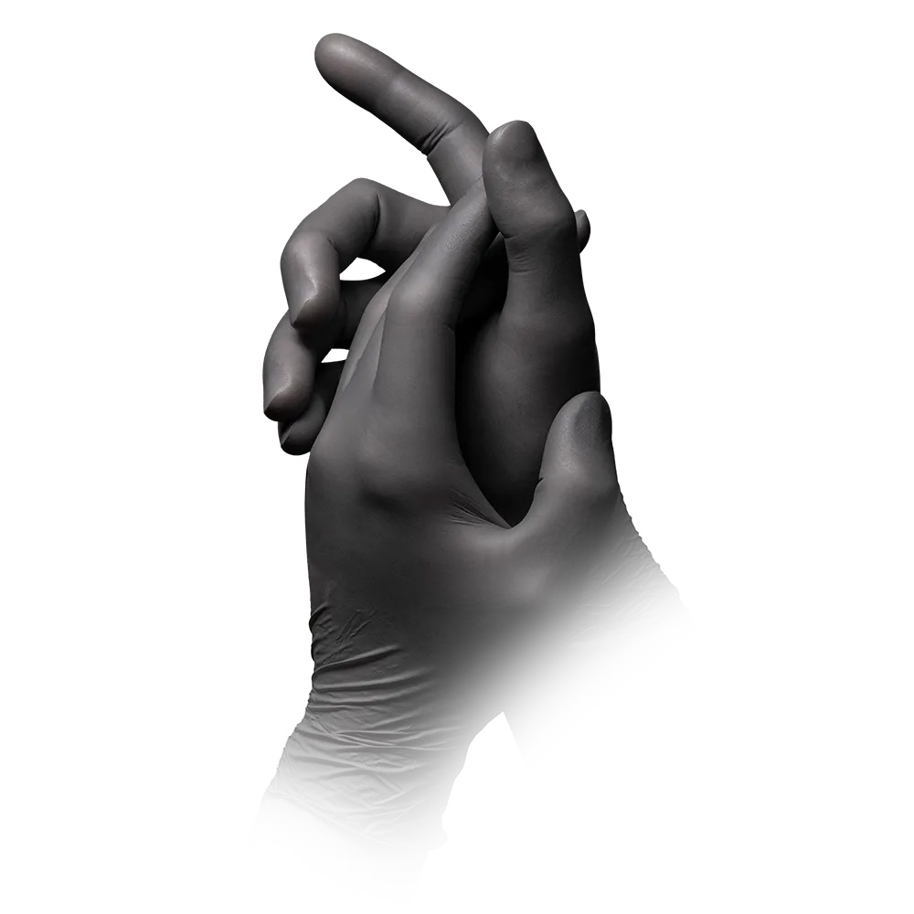 Nitrilhandschuhe, anthrazit, Größe M, puderfrei, Style GRAPHITE by Ampri Nitrilhandschuhe, anthrazit, Größe M, puderfrei, Style GRAPHITE by Ampri