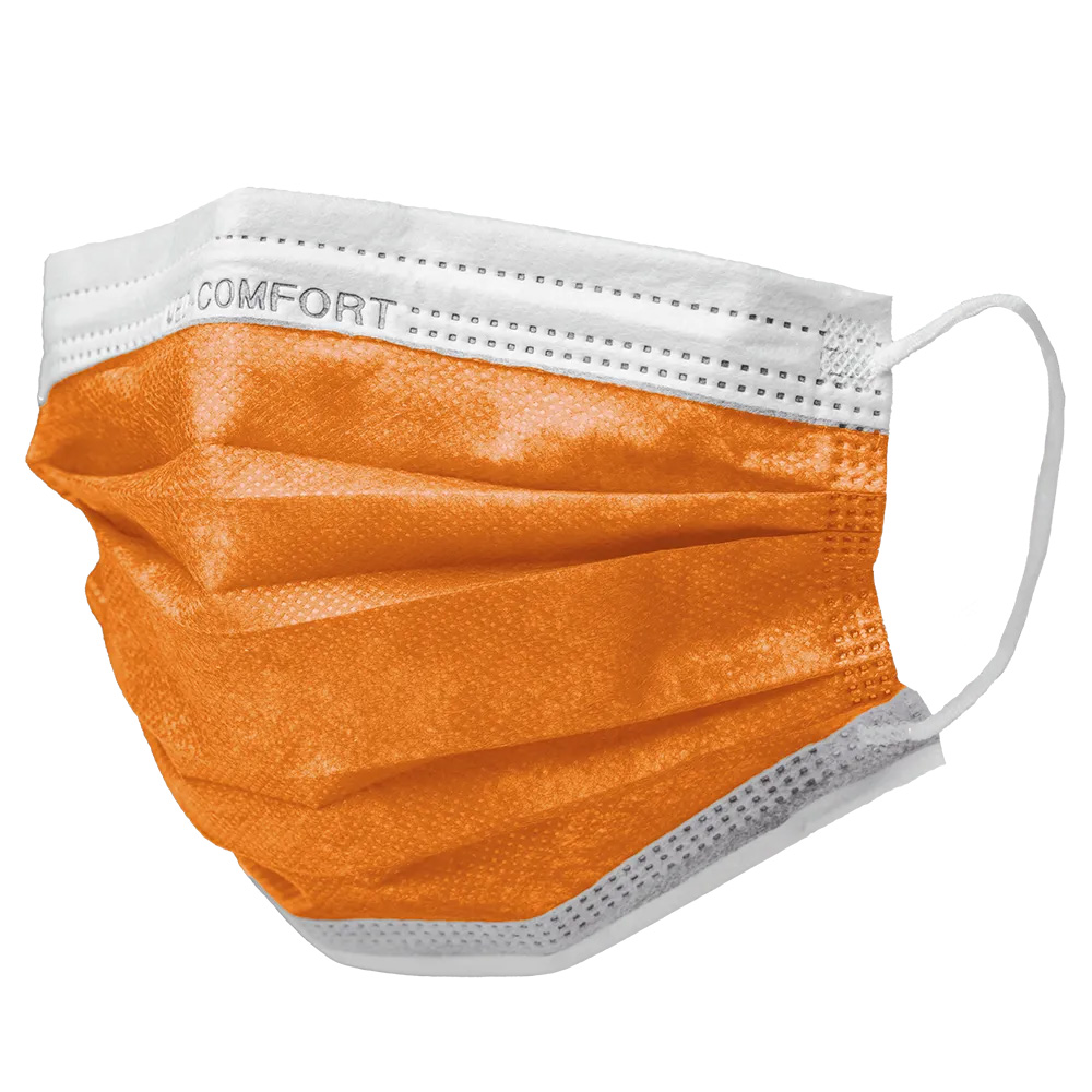 OP Maske, orange, Typ IIR, Med-Comfort OP Maske, orange, Typ IIR, Med-Comfort