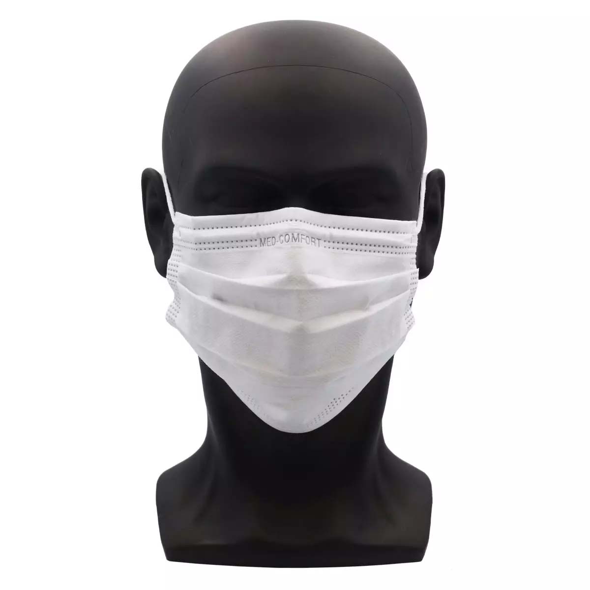 OP-Maske, weiß, Typ IIR, 3-Lagig, latexfrei, 50 Stück, Einwegmaske, Medizinischer Mundschutz, MNS, Mund-Nasenschutz, Einmalmaske, Schutzmaske