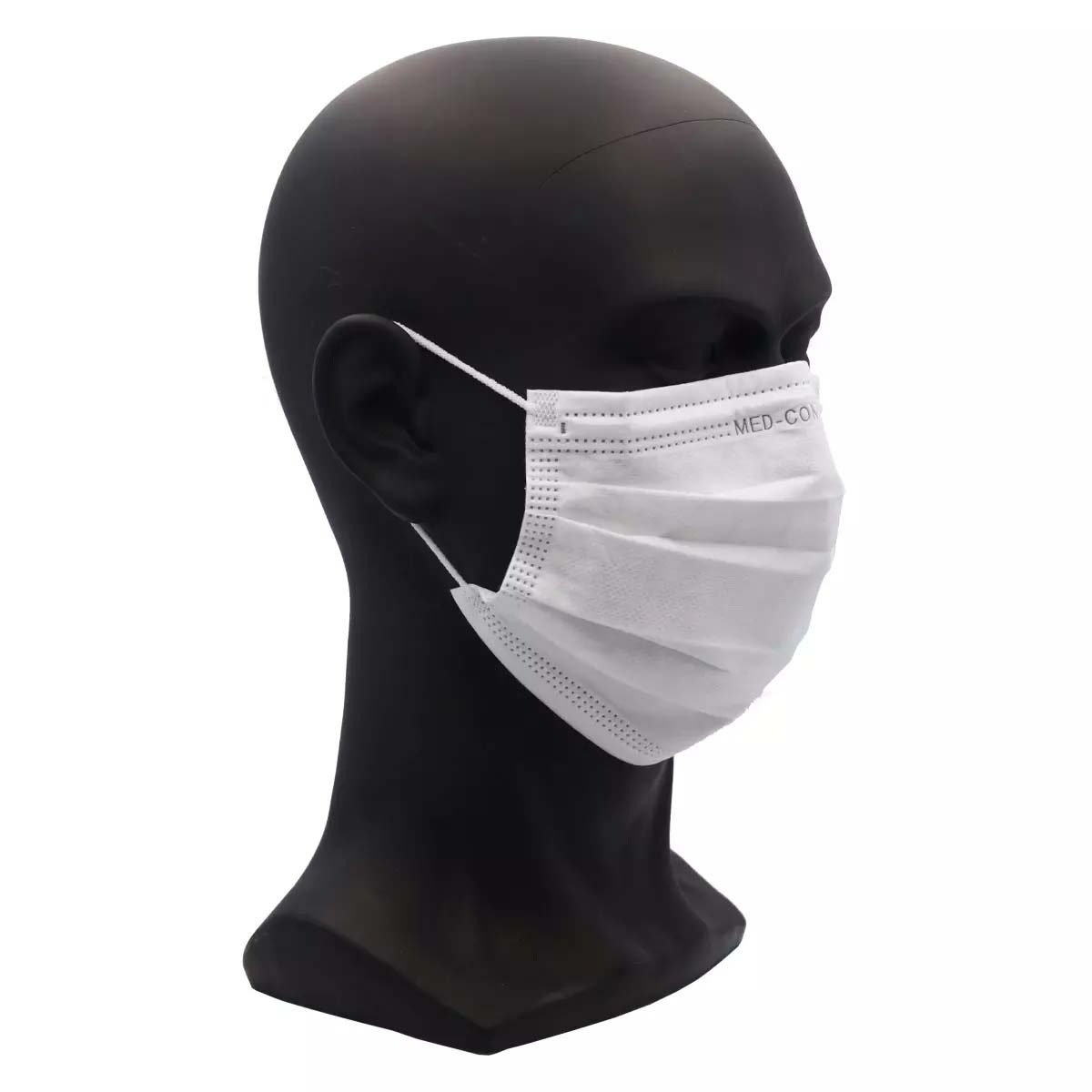 OP-Maske, weiß, Typ IIR, 3-Lagig, latexfrei, 50 Stück, Einwegmaske, Medizinischer Mundschutz, MNS, Mund-Nasenschutz, Einmalmaske, Schutzmaske