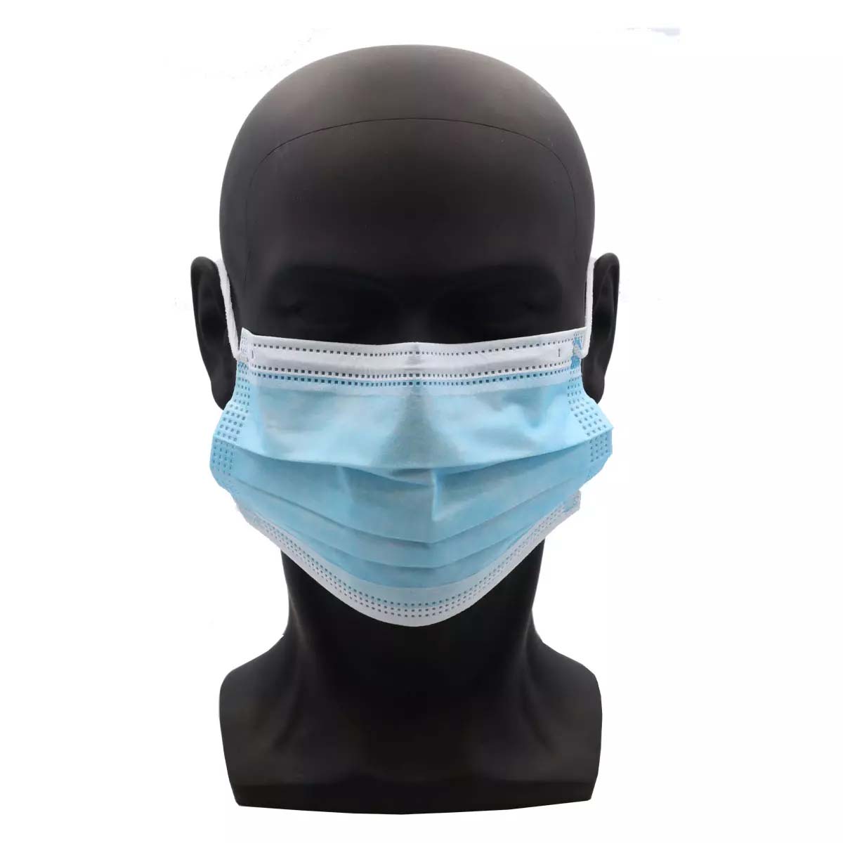 OP-Maske, blau, Typ II, 3-Lagig, latexfrei, 50 Stück, ECO-PLUS, Einwegmaske, Medizinischer Mundschutz, MNS, Mund-Nasenschutz, Einmalmaske, Schutzmaske