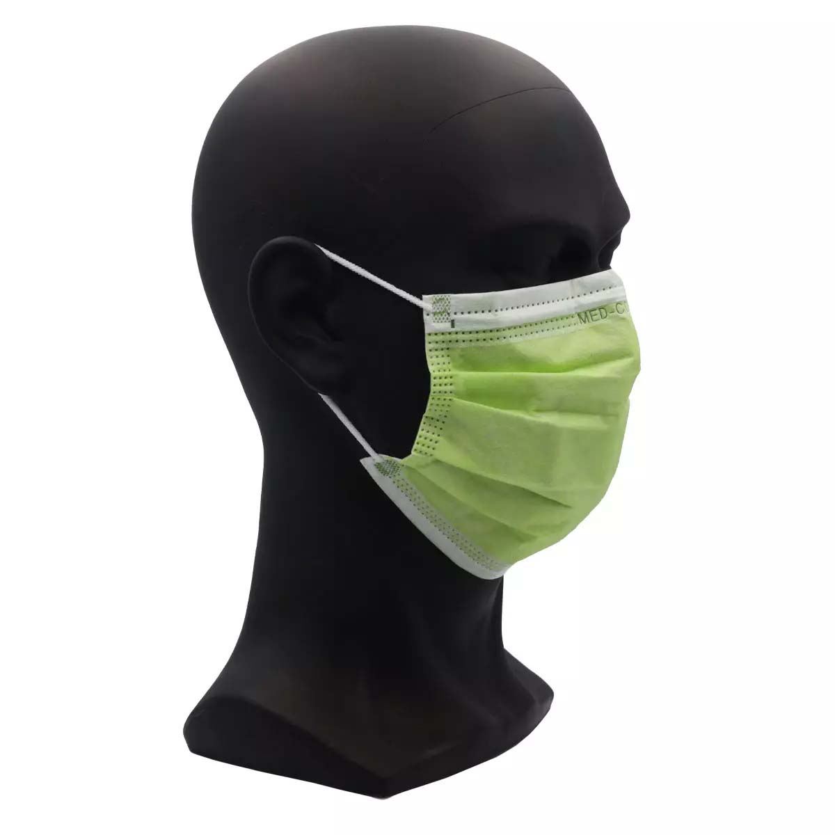 Farbige OP-Maske, cedro, grün, Typ IIR, 3-Lagig, latexfrei, 50 Stück, Einwegmaske, Medizinischer Mundschutz, MNS, Mund-Nasenschutz, Einmalmaske, Schutzmaske