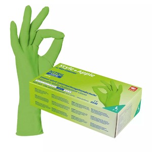 puderfrei Gelb 100er Einmalhandschuh gutes Tastgefühl Nitril Handschuhe Premium 